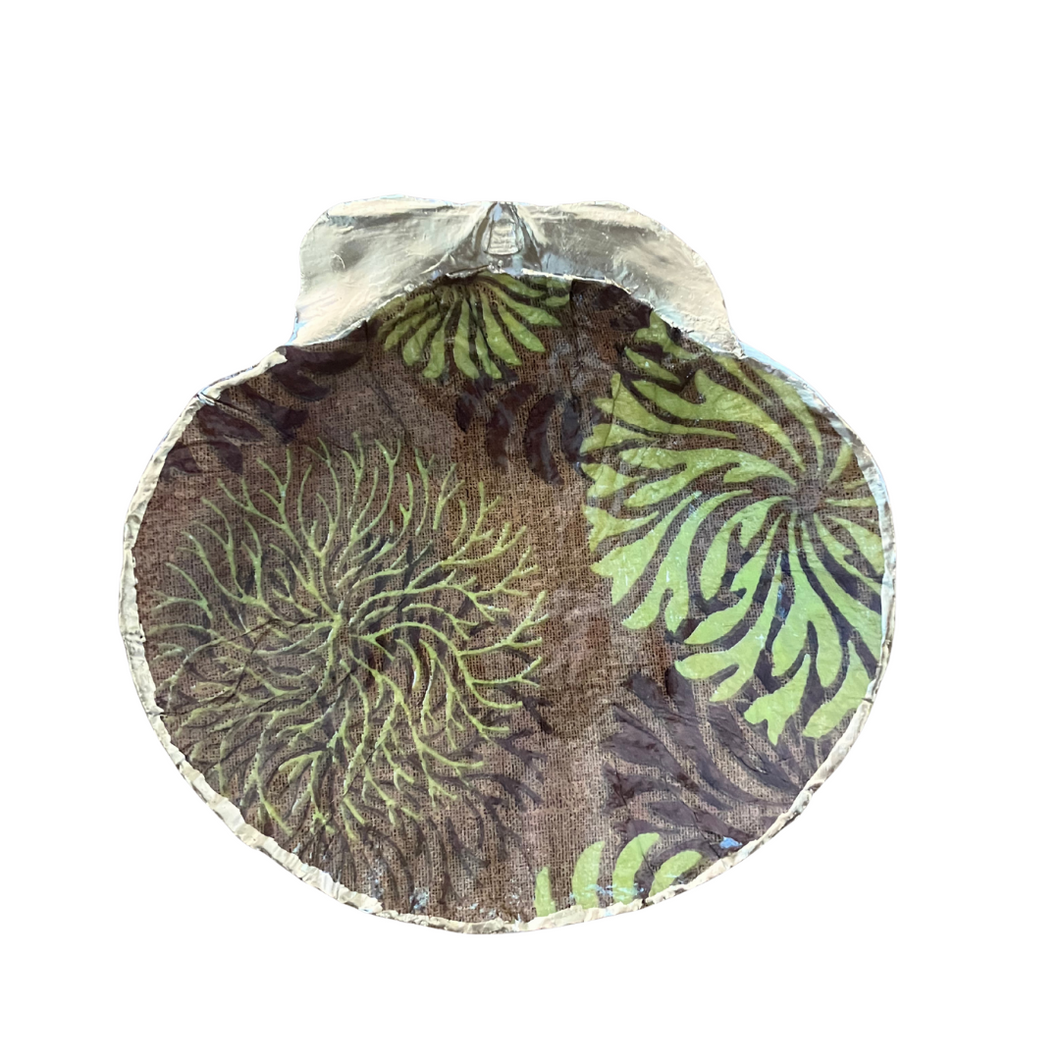 Green Floral Print Shell